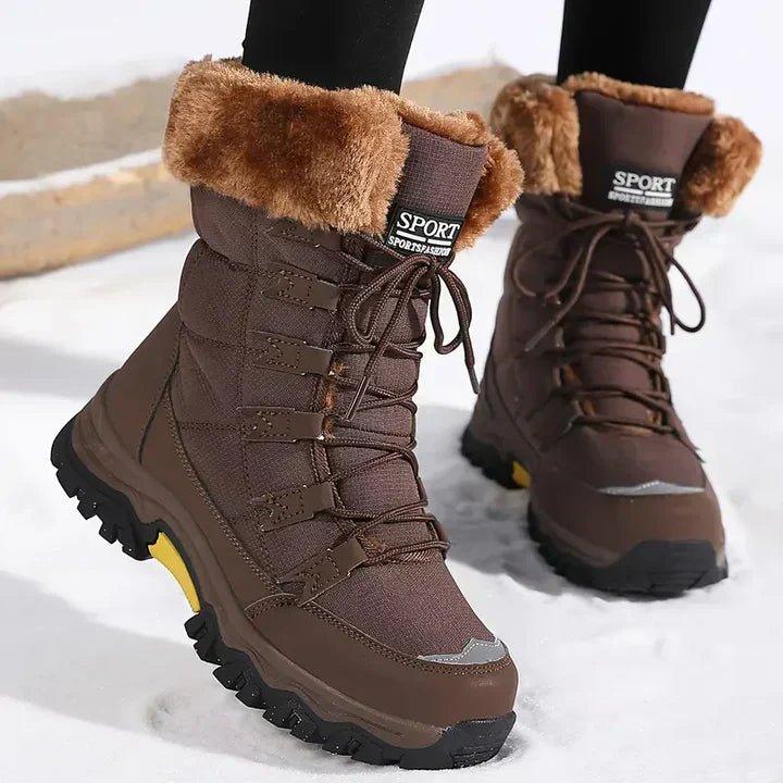 Women's Non-Slip Waterproof Winter Boots for Icy Streets