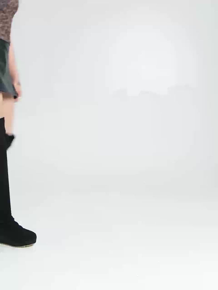 Aveline | Women's Over-the-Knee Stretch Wedge Boots