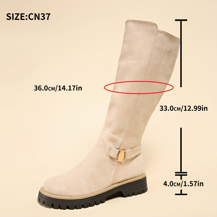 Sable | Women's Knee High Boots with Block Heel