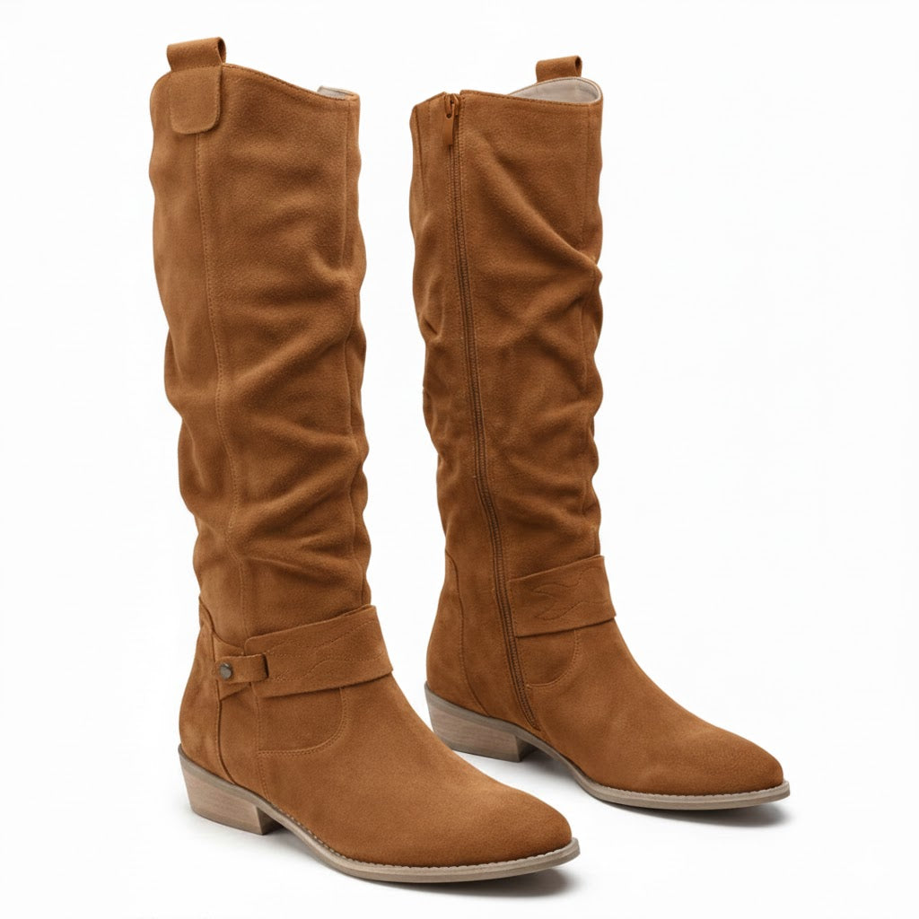 Lavinia | Women's Knee High Slouch Boots