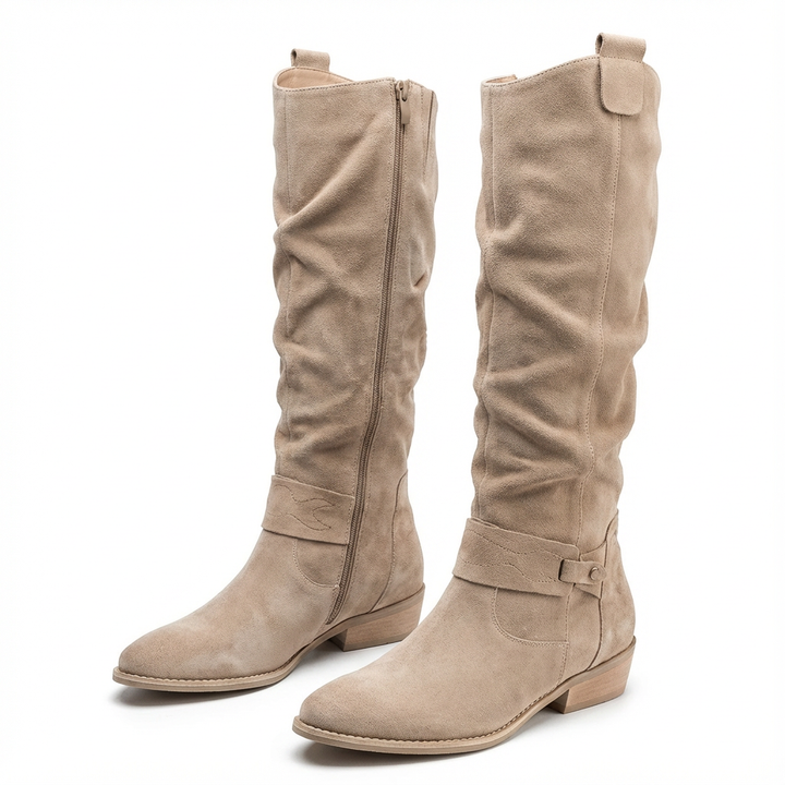 Lavinia | Women's Knee High Slouch Boots