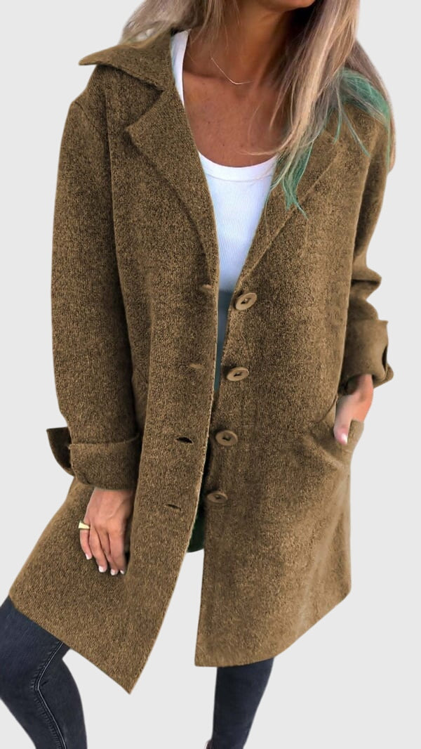 Buttoned tailored blazer for women - view 13