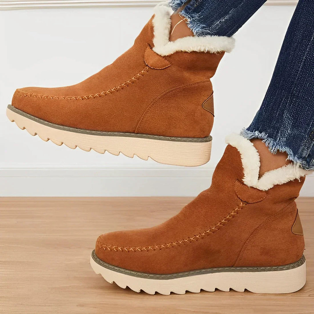 Anti-Slip Winter Boots for Women - Brown
