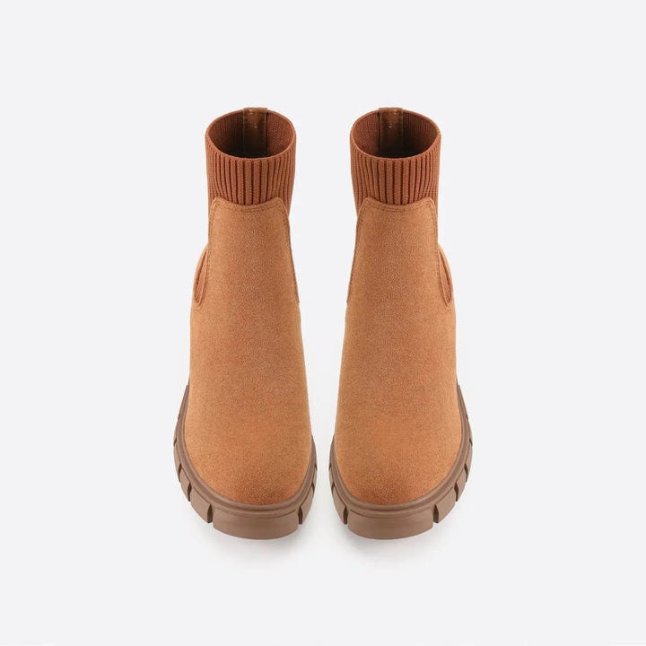 Adeline | Chunky Lug Sole Chelsea Boots for Women