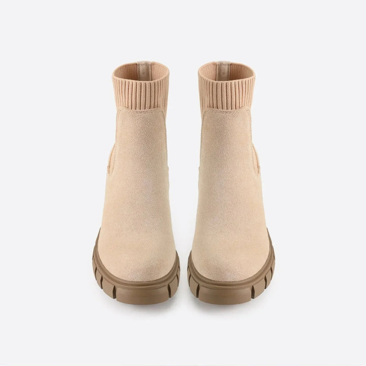 Adeline | Chunky Lug Sole Chelsea Boots for Women