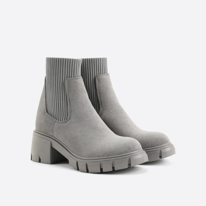 Adeline | Chunky Lug Sole Chelsea Boots for Women