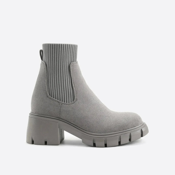 Adeline | Chunky Lug Sole Chelsea Boots for Women