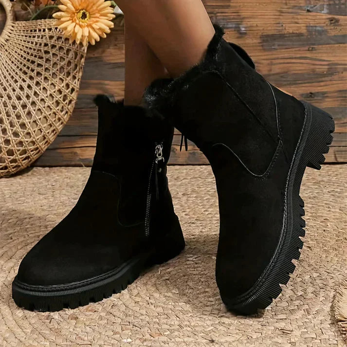 Stylish Winter Boots for Women - Black