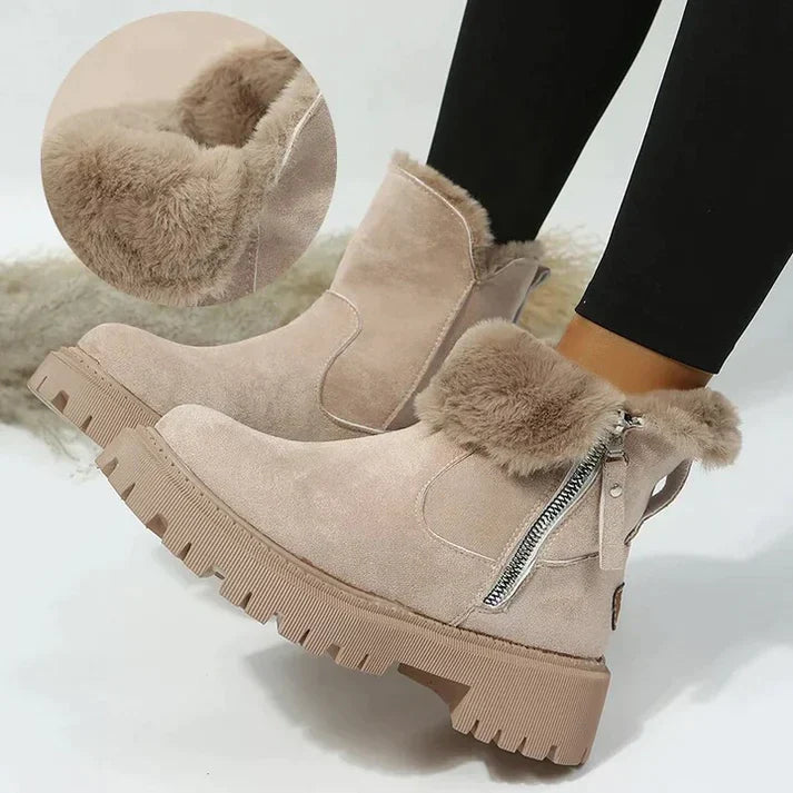 Stylish Winter Boots for Women - Beige