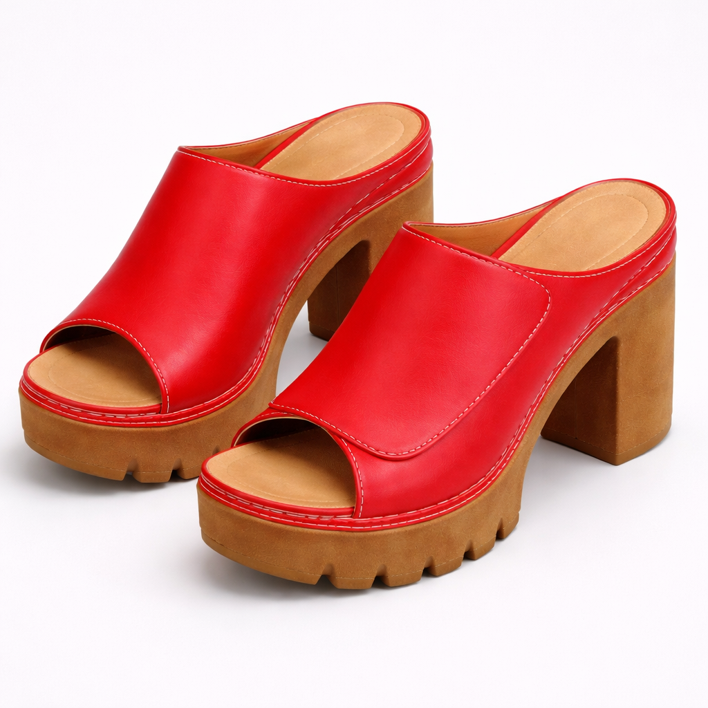 Louise | Platform Block Heel