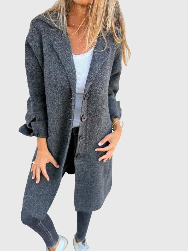 Buttoned tailored blazer for women - view 5