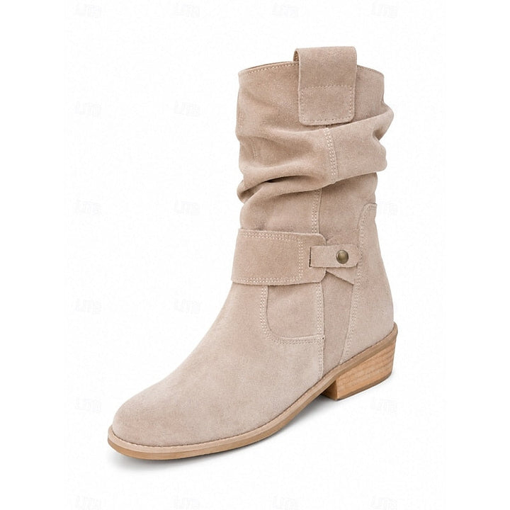Women's buckled ankle slouch boots - view 4