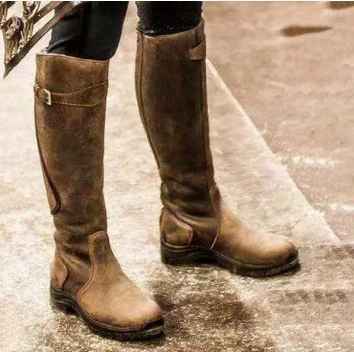 Elegant Riding Boots for Women - Brown