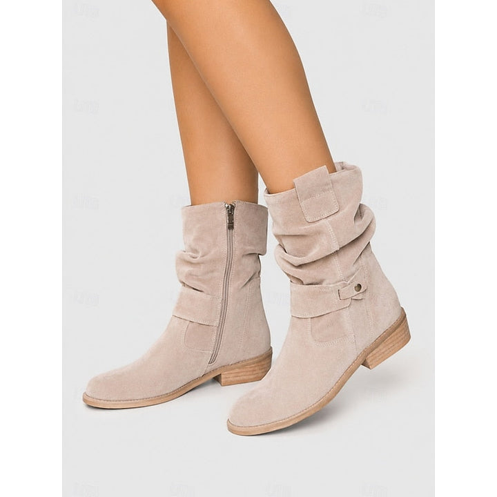 Women's buckled ankle slouch boots - view 8