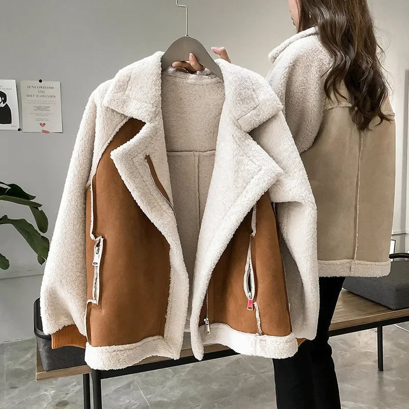 Avery | Faux Shearling Jacket for Women