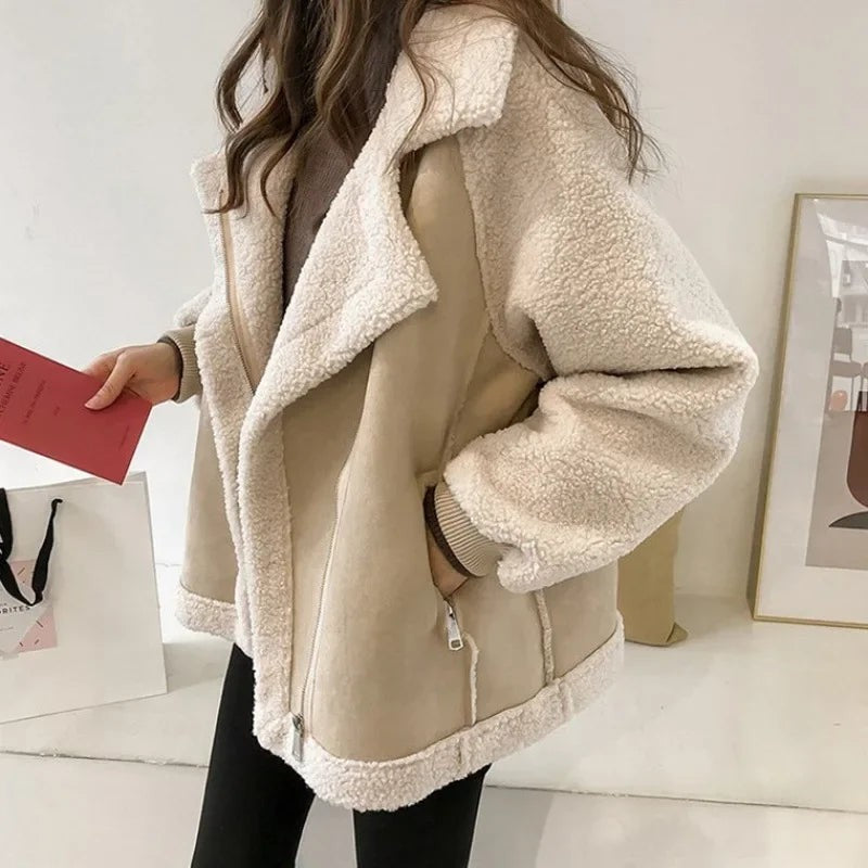 Avery | Faux Shearling Jacket for Women