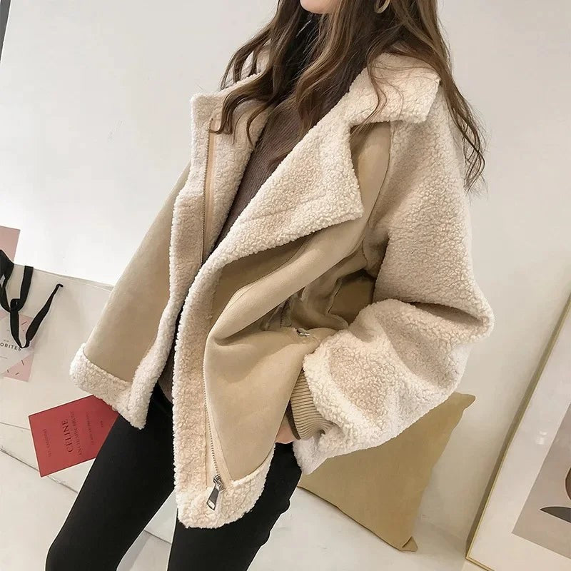 Avery | Faux Shearling Jacket for Women