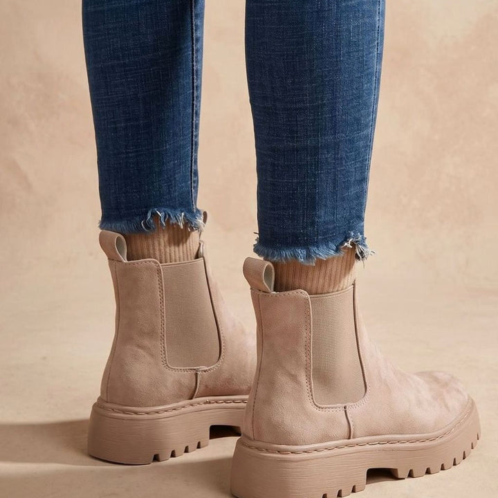 Fauvette | Chunky Platform Chelsea Winter Boots for Women