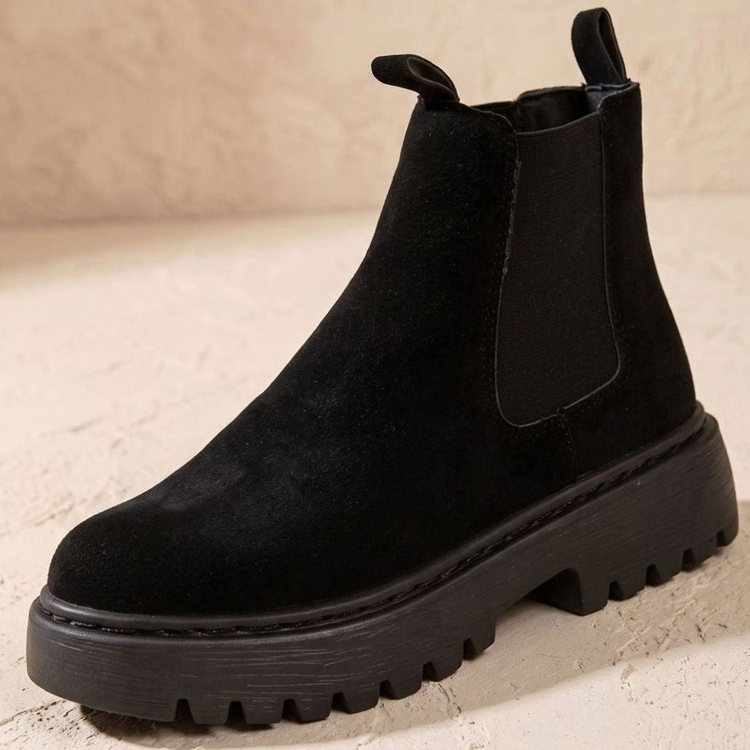 Fauvette | Chunky Platform Chelsea Winter Boots for Women