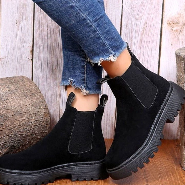 Fauvette | Chunky Platform Chelsea Winter Boots for Women