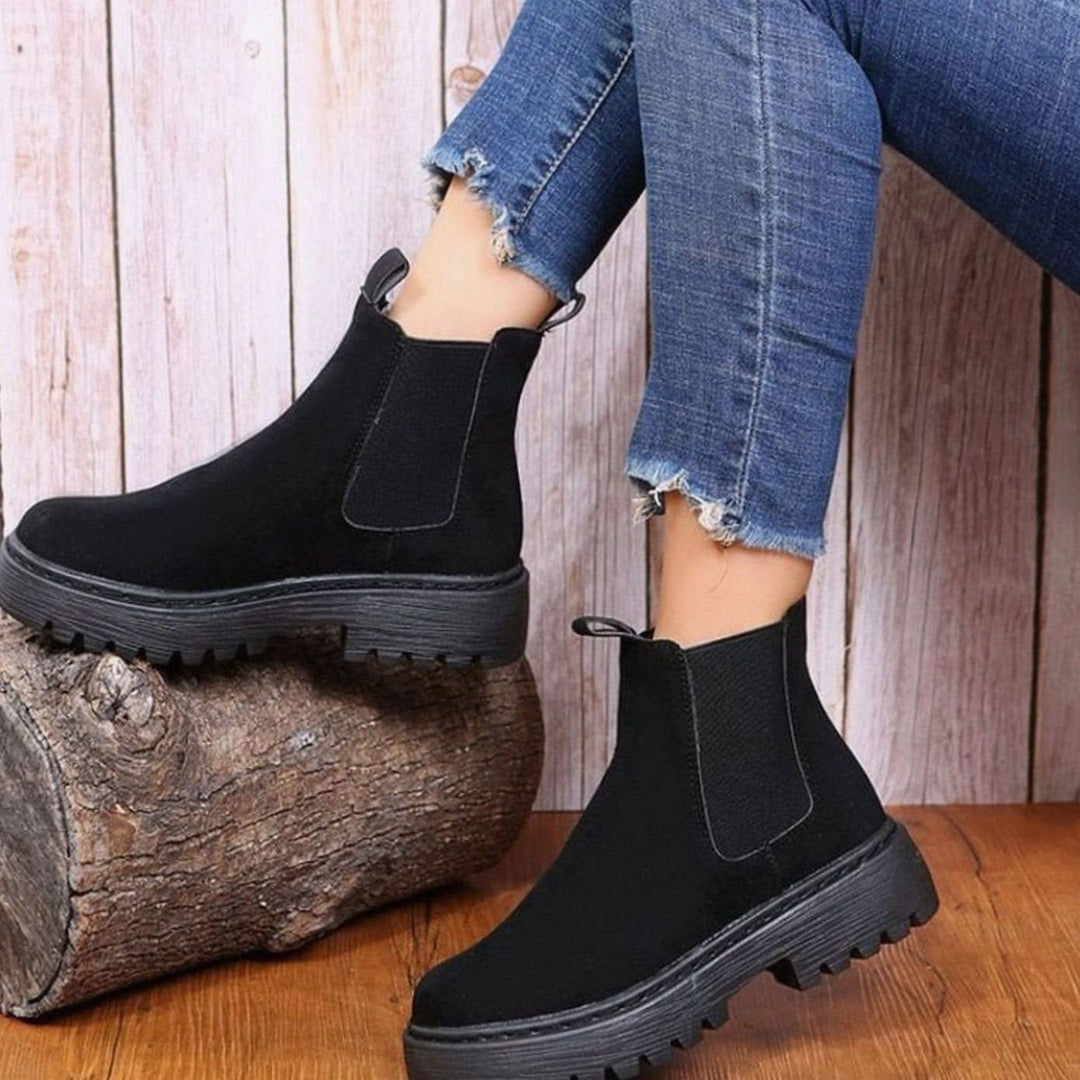 Fauvette | Chunky Platform Chelsea Winter Boots for Women