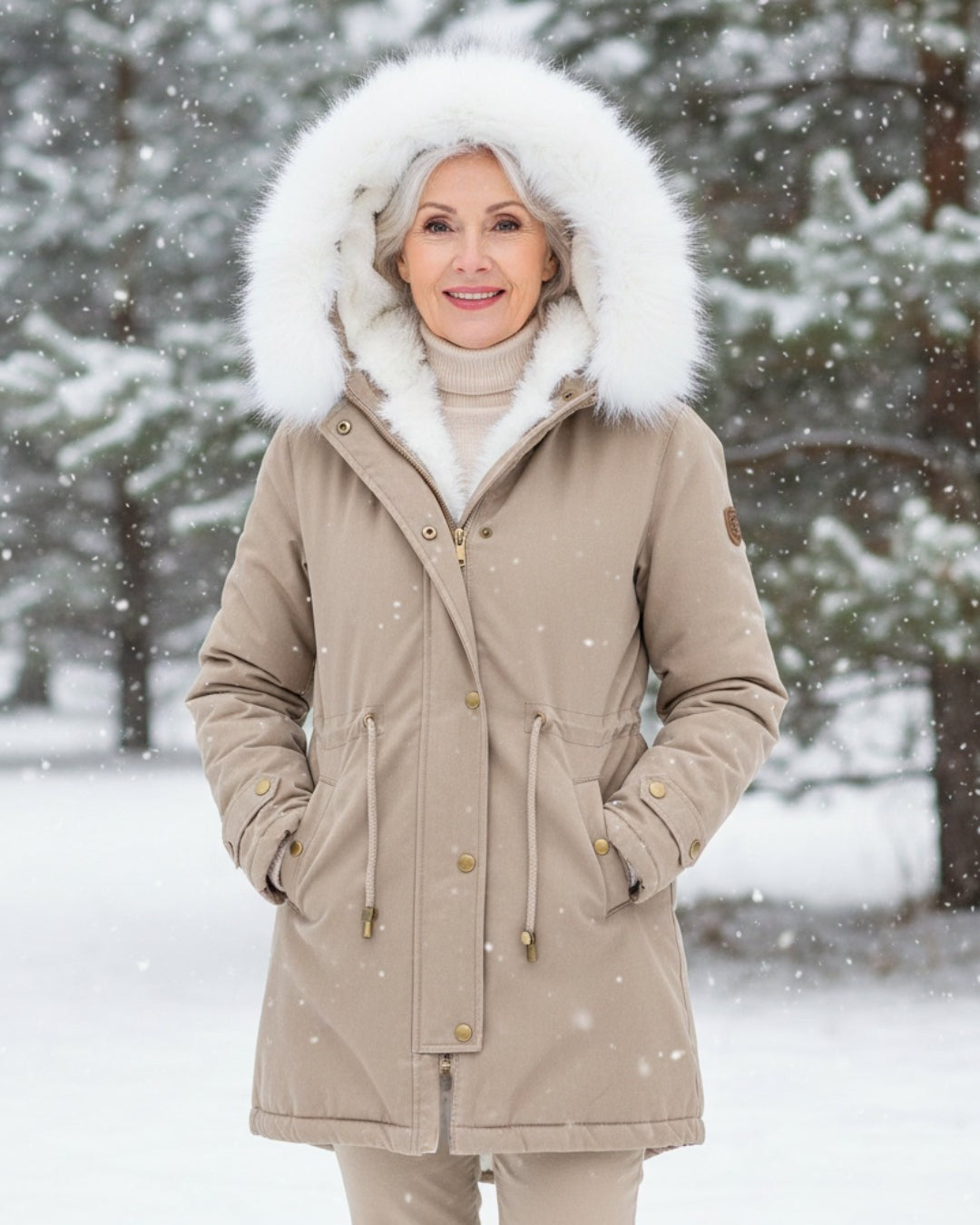 Victoire | Fur Hood Parka Winter Jacket for Women