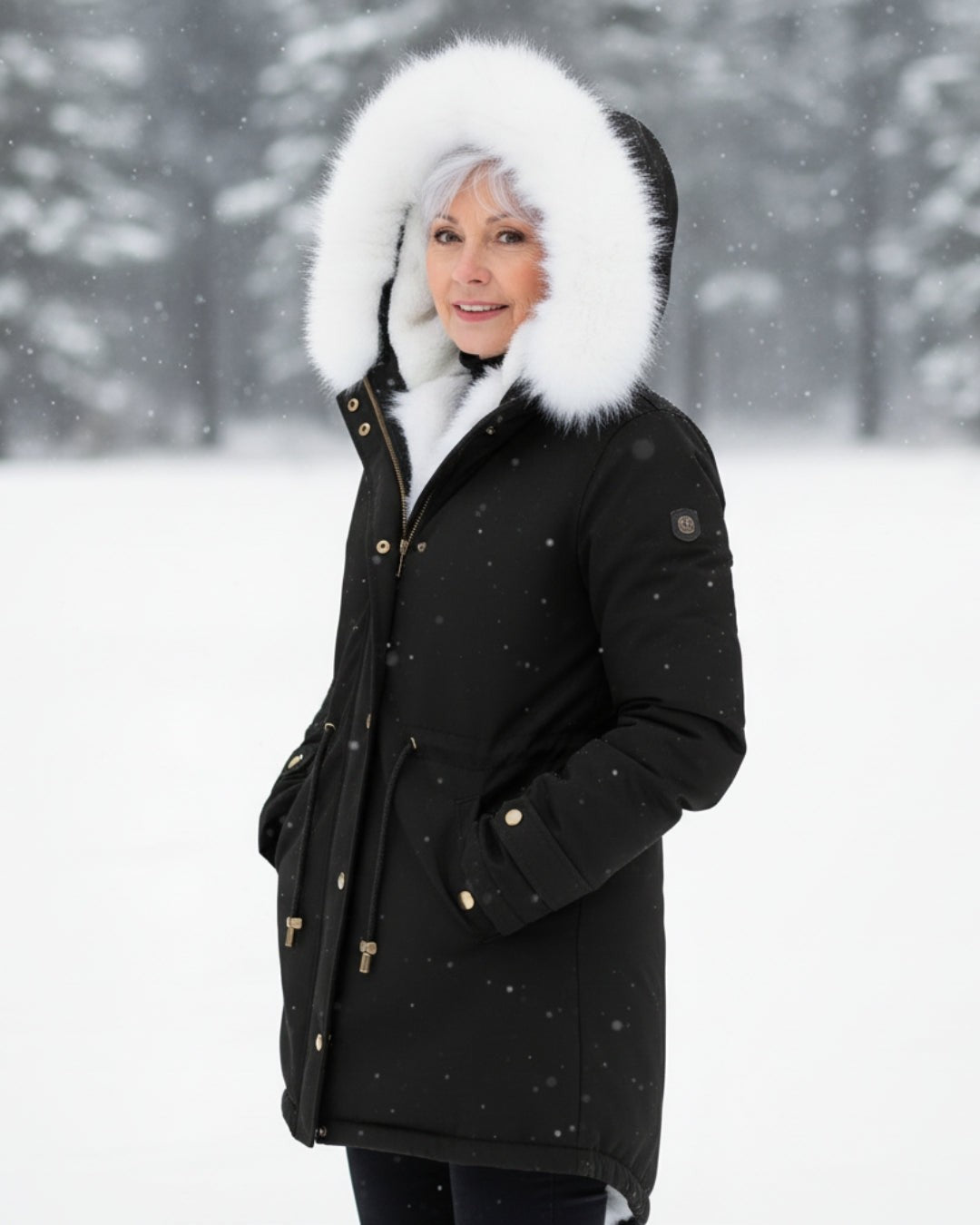 Victoire | Fur Hood Parka Winter Jacket for Women