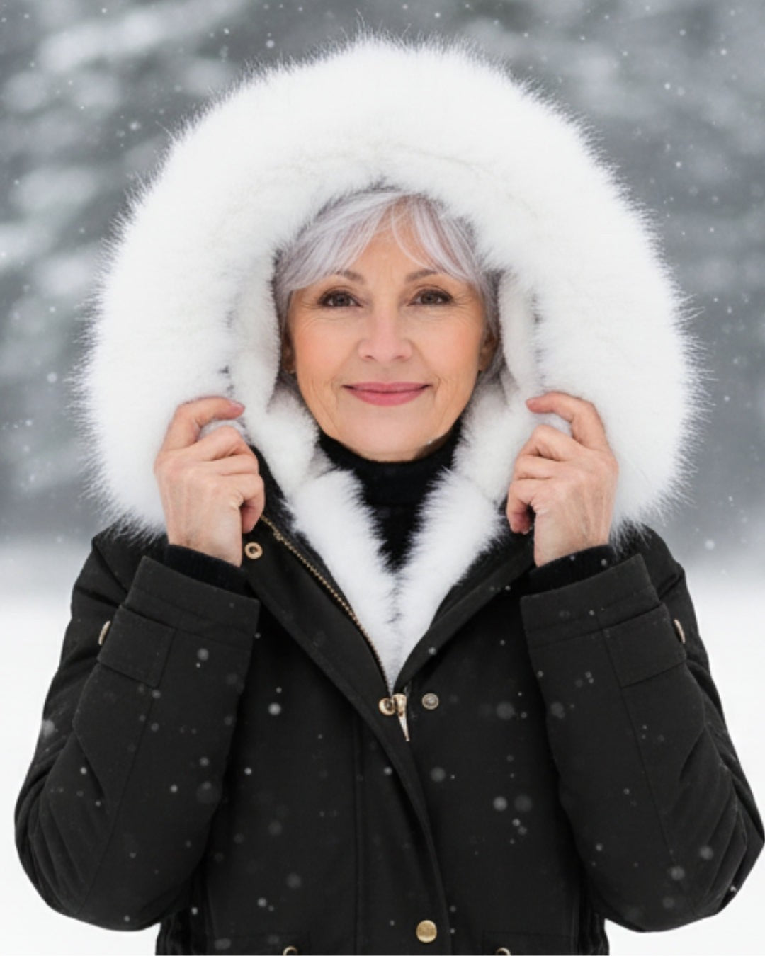 Victoire | Fur Hood Parka Winter Jacket for Women