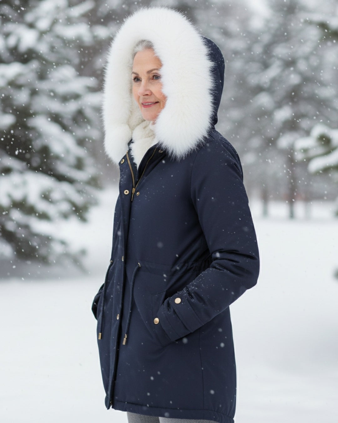 Victoire | Fur Hood Parka Winter Jacket for Women