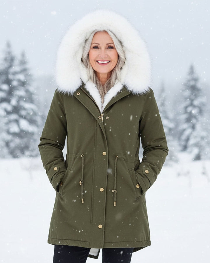 Victoire | Fur Hood Parka Winter Jacket for Women
