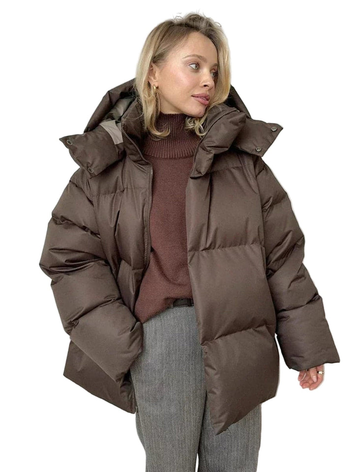 Maiwenn | Oversized Hooded Puffer Jacket for Women