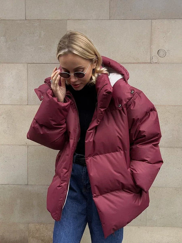 Maiwenn | Oversized Hooded Puffer Jacket for Women