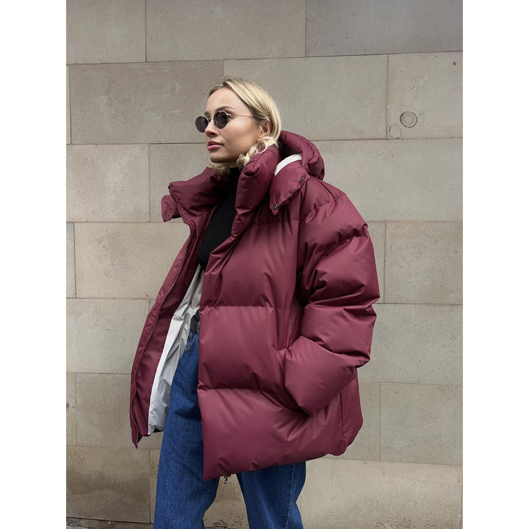 Maiwenn | Oversized Hooded Puffer Jacket for Women