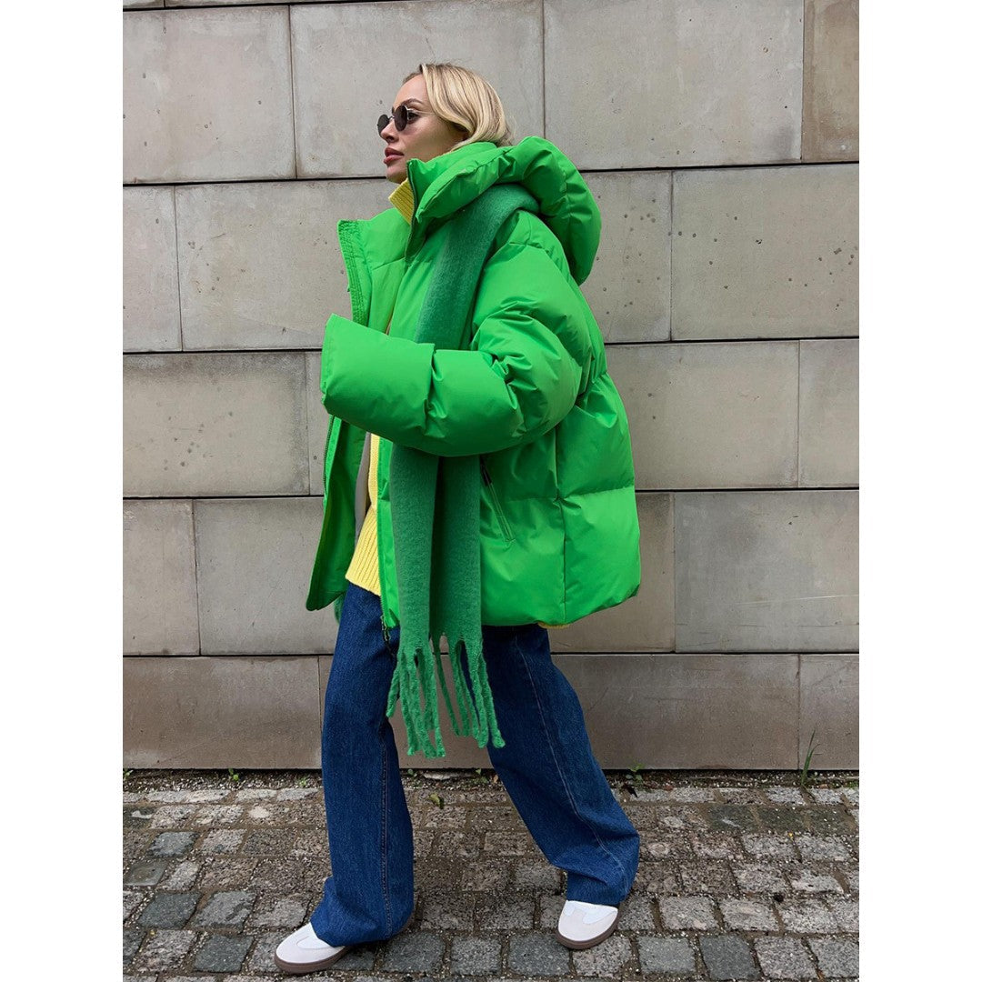 Maiwenn | Oversized Hooded Puffer Jacket for Women