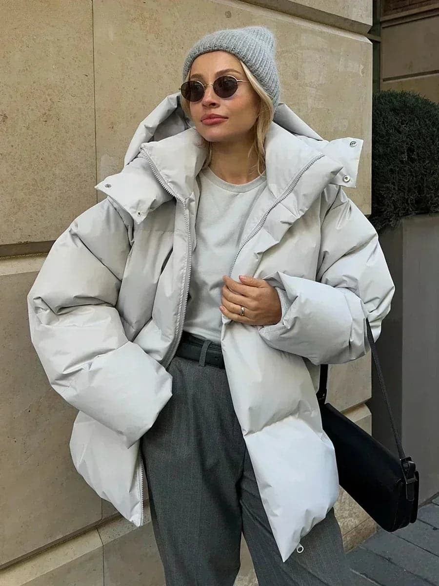 Maiwenn | Oversized Hooded Puffer Jacket for Women