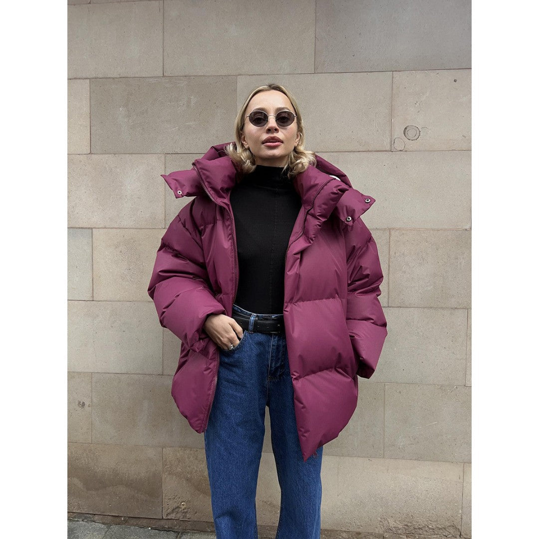 Maiwenn | Oversized Hooded Puffer Jacket for Women
