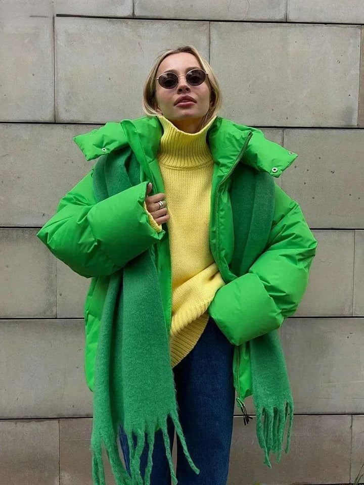 Maiwenn | Oversized Hooded Puffer Jacket for Women
