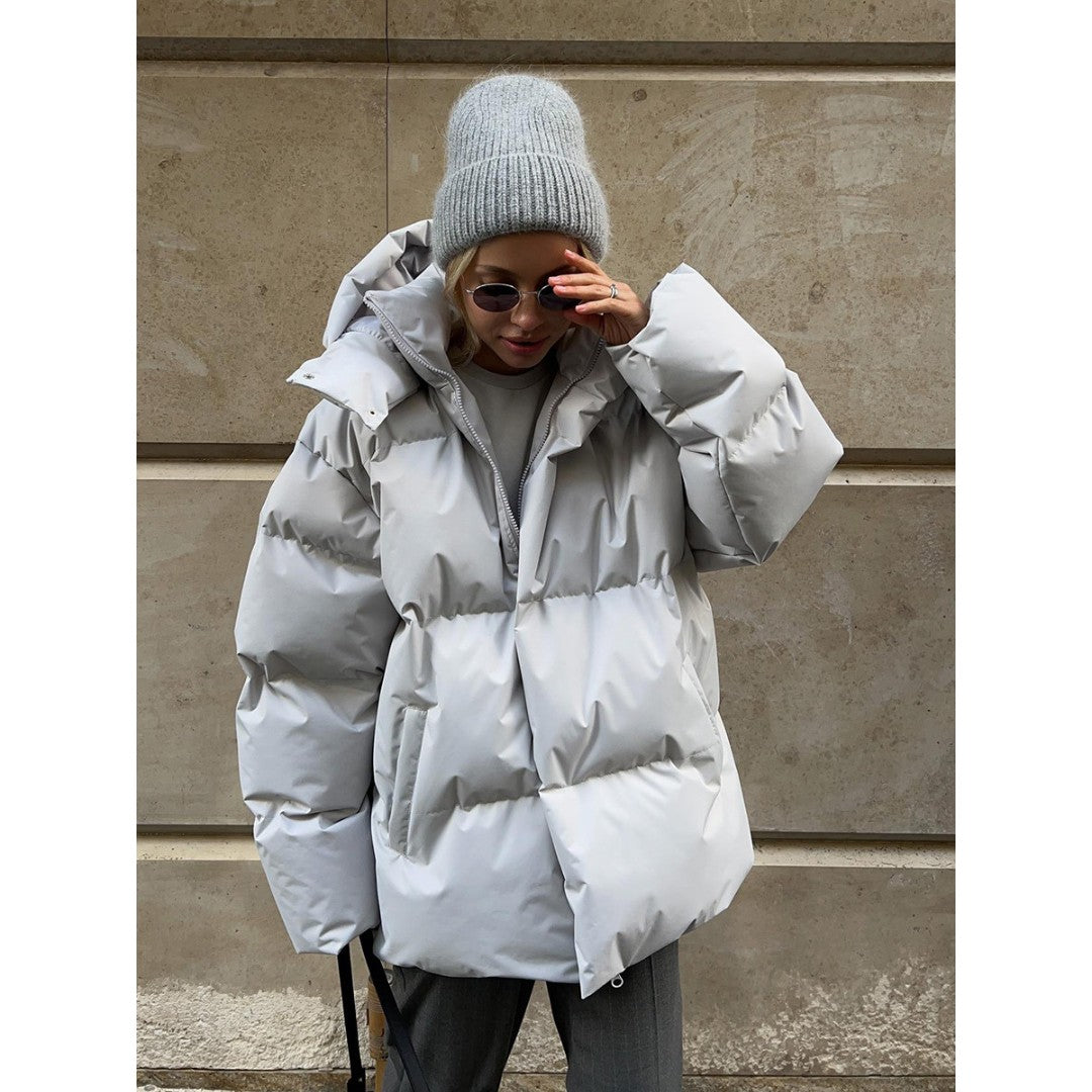 Maiwenn | Oversized Hooded Puffer Jacket for Women