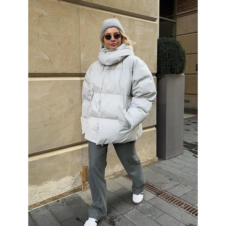 Maiwenn | Oversized Hooded Puffer Jacket for Women