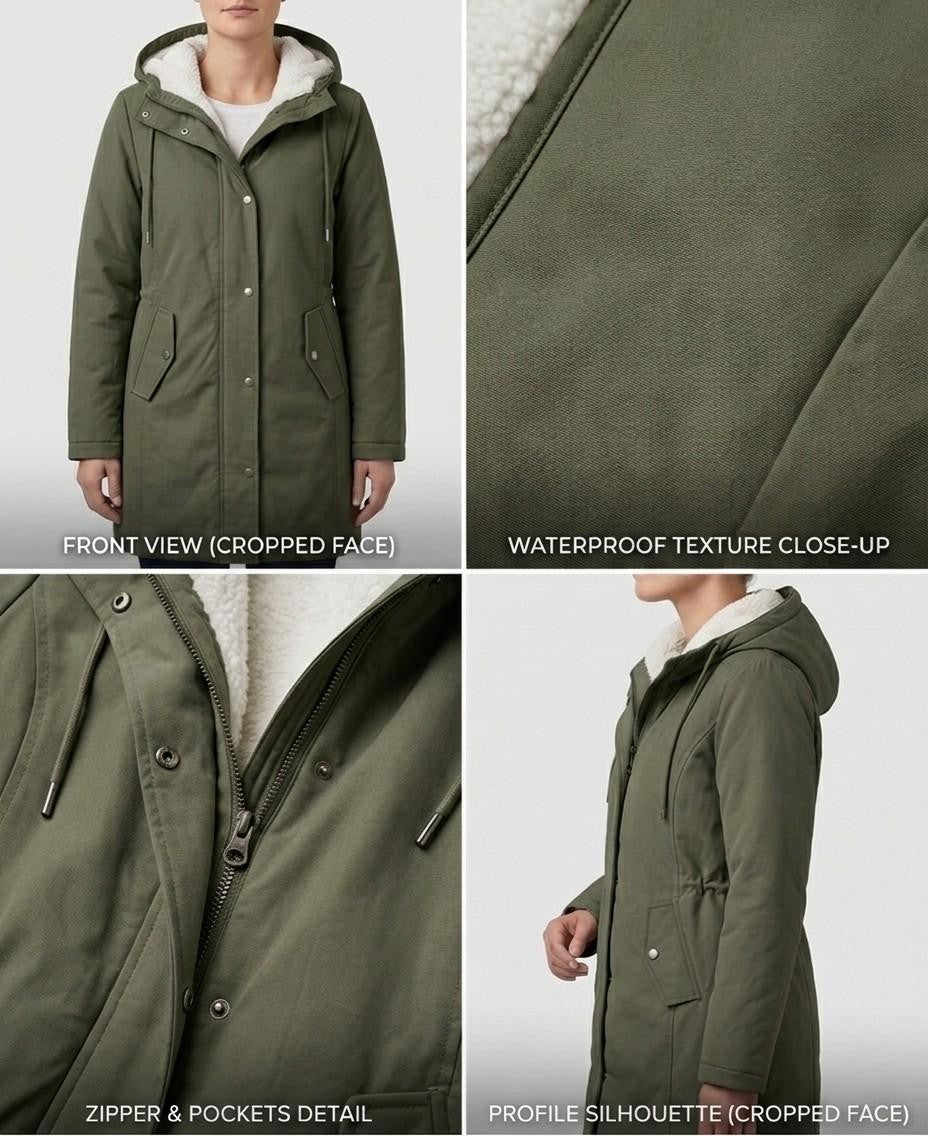 Carline | Waterproof Long Parka Winter Jacket for Women