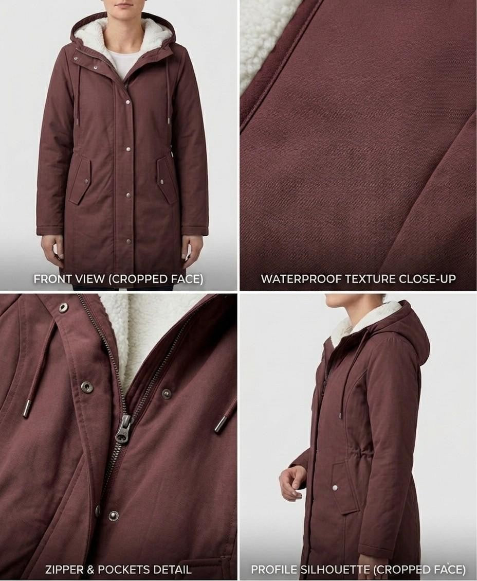 Carline | Waterproof Long Parka Winter Jacket for Women