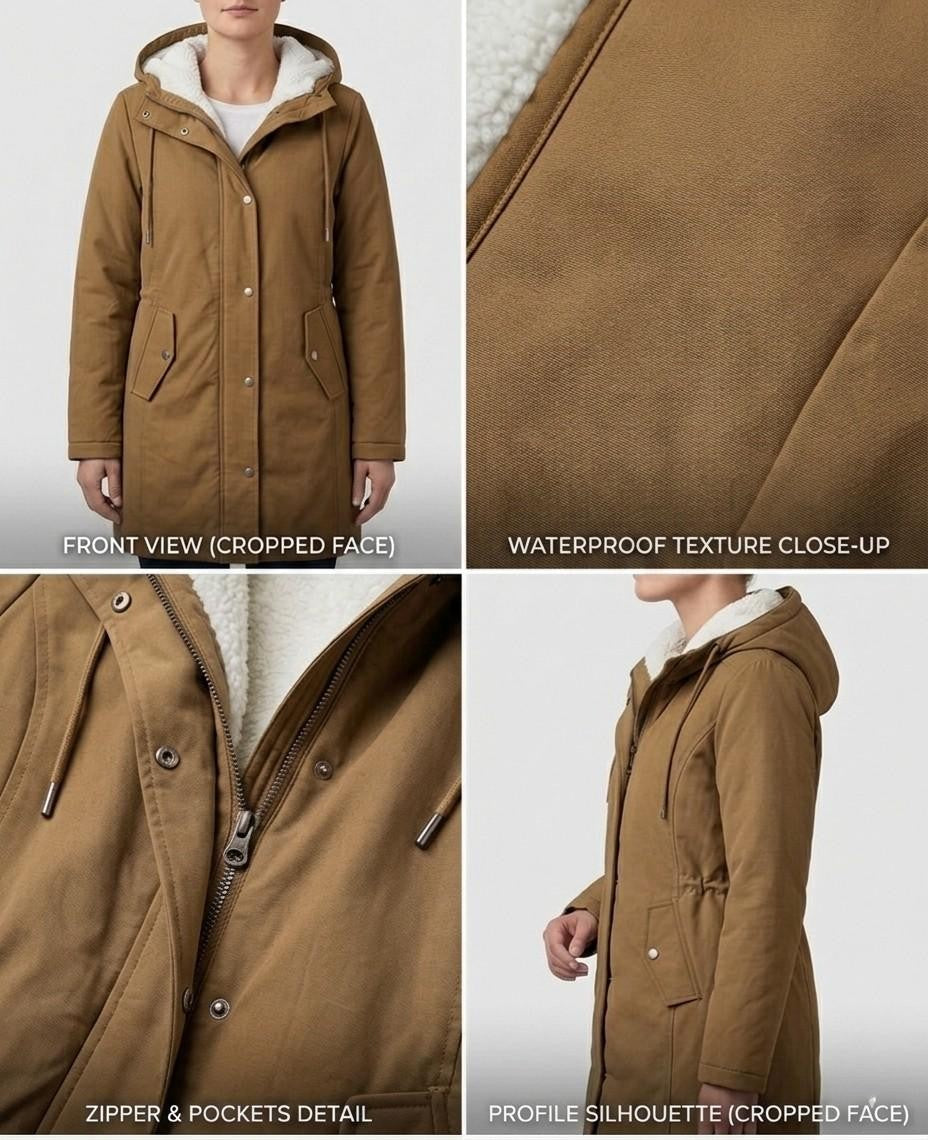 Carline | Waterproof Long Parka Winter Jacket for Women
