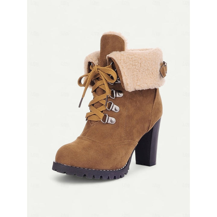 Ariane | Fur-Trimmed Lace-Up Winter Boots