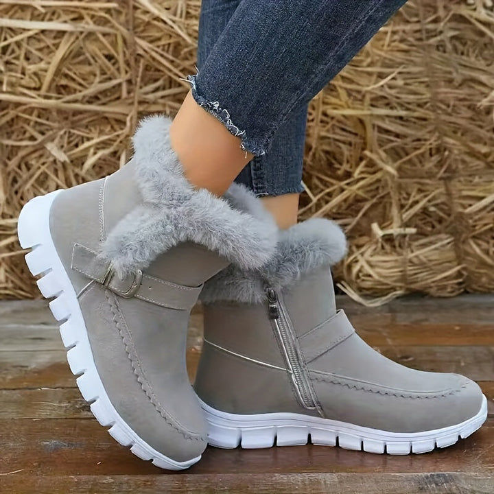 Sloane | Plush-Trimmed Winter Boots