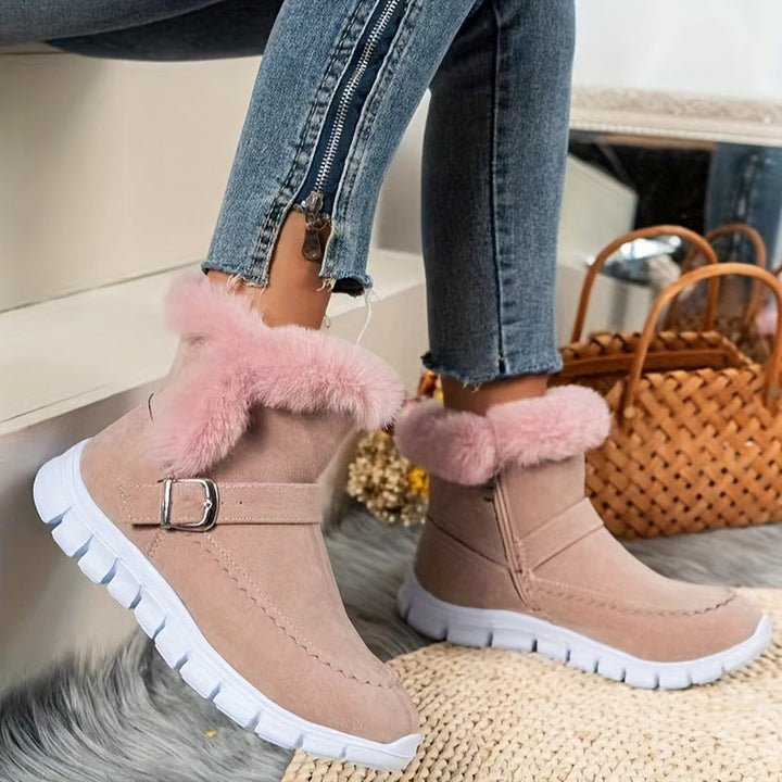 Sloane | Plush-Trimmed Winter Boots