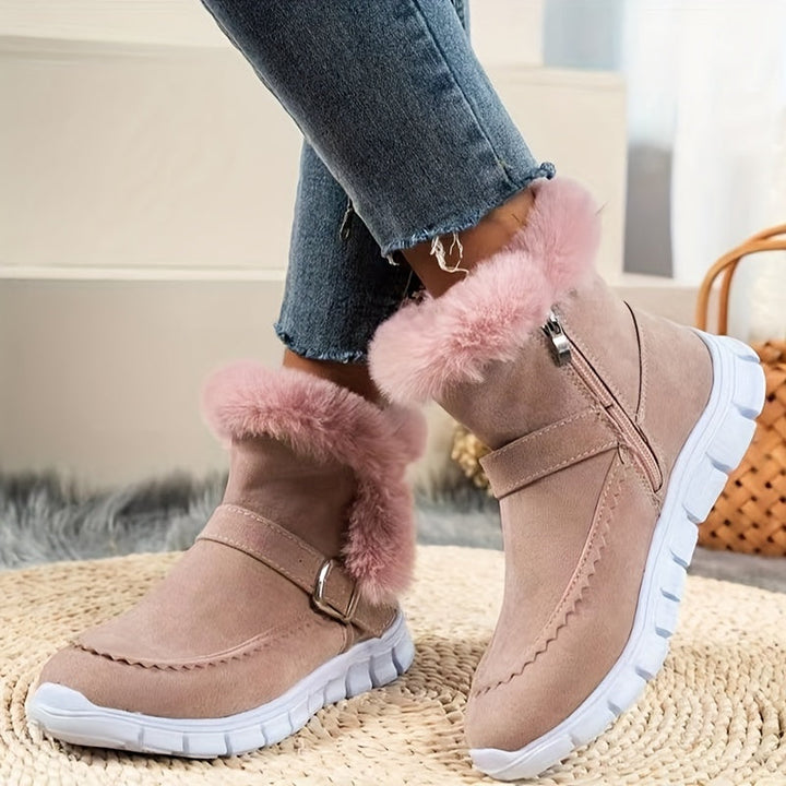 Sloane | Plush-Trimmed Winter Boots