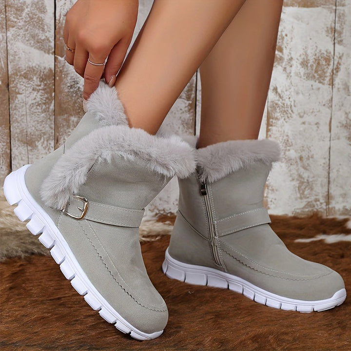 Sloane | Plush-Trimmed Winter Boots