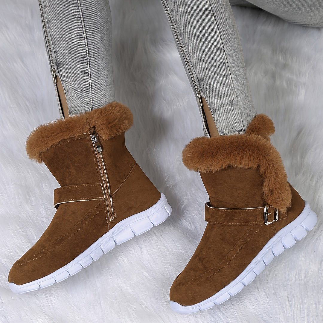Sloane | Plush-Trimmed Winter Boots