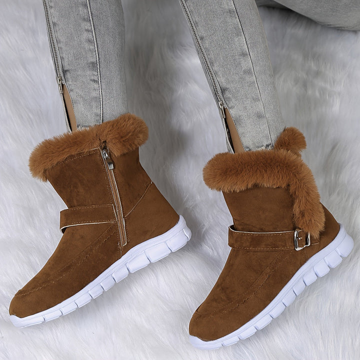 Sloane | Plush-Trimmed Winter Boots