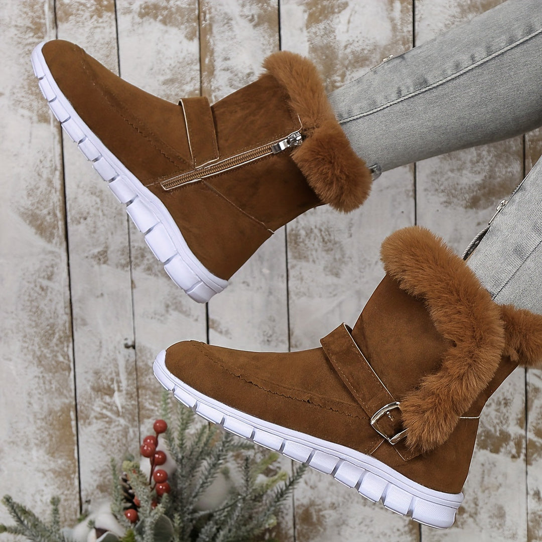 Sloane | Plush-Trimmed Winter Boots
